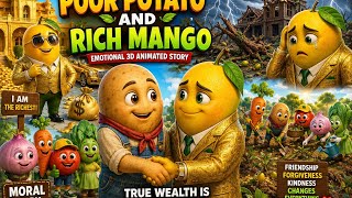 Poor Potato and Rich Mango | Emotional 3D Animated Story | Moral Story