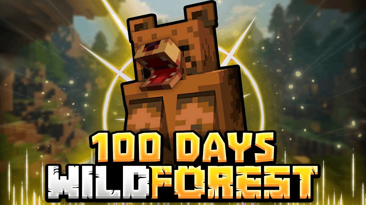 100 DAY IN A WILD FOREST