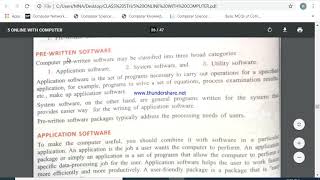 CLASS 5TH,COMPUTER,CHAPTER#4,TOPICAPPLICATION SOFTWARE,TEACHER RABIA