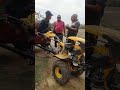 मिनी पावर वीडर को गांव गांव में घूमते घूमते #ashaom #trending #farming #viral