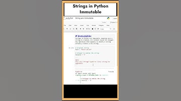 4 - Is Python Strings are immutable | Python Coding