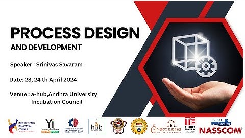 Workshop on Prototype/Process Design and Development |  23rd , 24th April, 2024