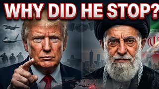 Trump Paused the Iran Strikes—Brilliant Strategy or Dangerous Gamble | U.S. Iran Explained