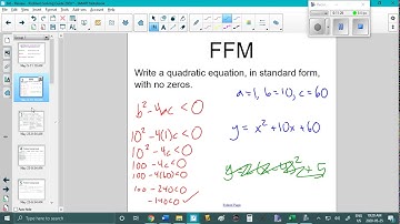 MPM2D 6.5 - Problem Solving with Quadratics