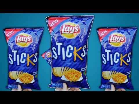 Test chipsów Lay's - Sticks Papryka - YouTube