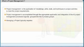 What is Project Management | PMP Training Online | PMP Certification Exam Prep