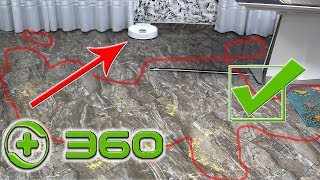Как убирает S6 360 робот пылесос тест, уборка, пороги, ковер, карта