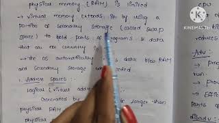 Virtual memory in telugu || Computer organization in telugu 