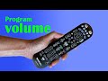 Spectrum remote control volume setup