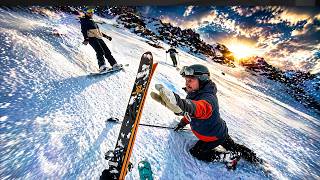 CHUTES, SAUVETAGE ET FOU RIRE... 🤣 BORDEL AU SKI ! ❄️