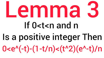 (Lecture 13) Lemma 3 of special function