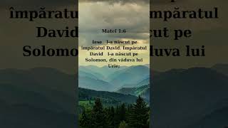Matei 1:1-10 #crestin #dumnezeu #dumnezeuteiubeste #dumnezeuestedragoste #isus #biblia #matthew