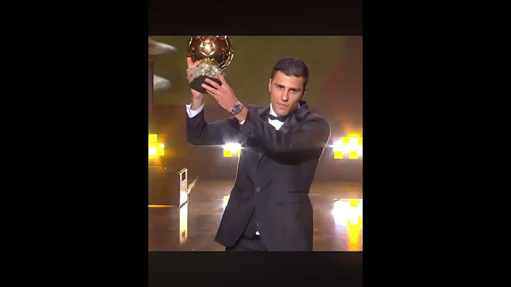 Rodri Wins the 2024 Ballon d’Or 🏆#vinicius #ballondor #futbol