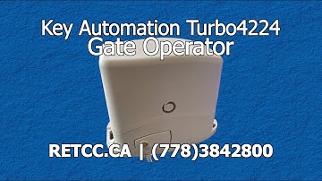 How to Install the Sliding Gate Operator TURBO4224 Key Automation, provided by Royal Gates in Canada