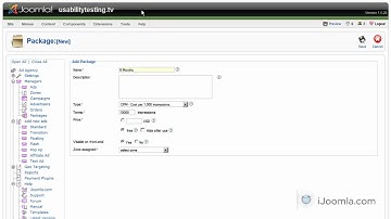 Create Advertising Packages for Joomla | Joomla Package Ads