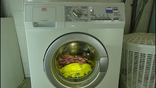 Alarm / error: EF0 - AEG Electrolux lavamat 64857 L - Washing machine, lavadora test example #219