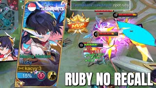 RUBY DON’T NEED RECALL‼️Ruby amazing lifesteal gameplay with Mecha Maiden skin