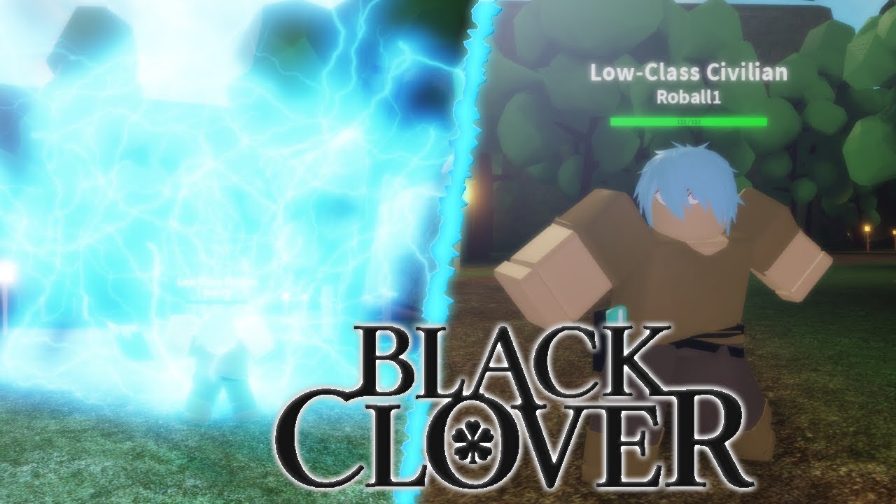 Playing A New Black Clover Game On Roblox Grimoire Realm Online - black clover yunos grimoire roblox game location