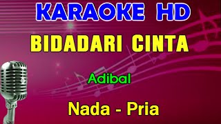 BIDADARI CINTA - Adibal | KARAOKE Nada Pria