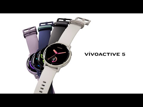 Garmin Vivoactive 5 Smartwatch 30.4mm Slate Aluminum Bezel Black Case with  Silicone Band