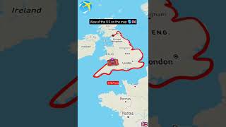 View Of The Uk On The Map