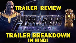 Avengers 4 Endgame Teaser Trailer Review & Breakdown in Hindi
