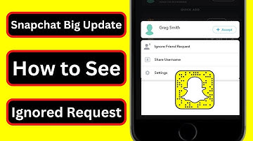 How to View Ignored Friend Requests on Snapchat | How to See Ignored Friend Request on Snapchat 2023