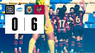 Villarreal CF vs Levante UD (0-6) | Resumen y goles | Highlights Liga F