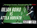 Iulian Boiko vs Attila Horváth Last 32 2020 European Snooker Championships U21 Review