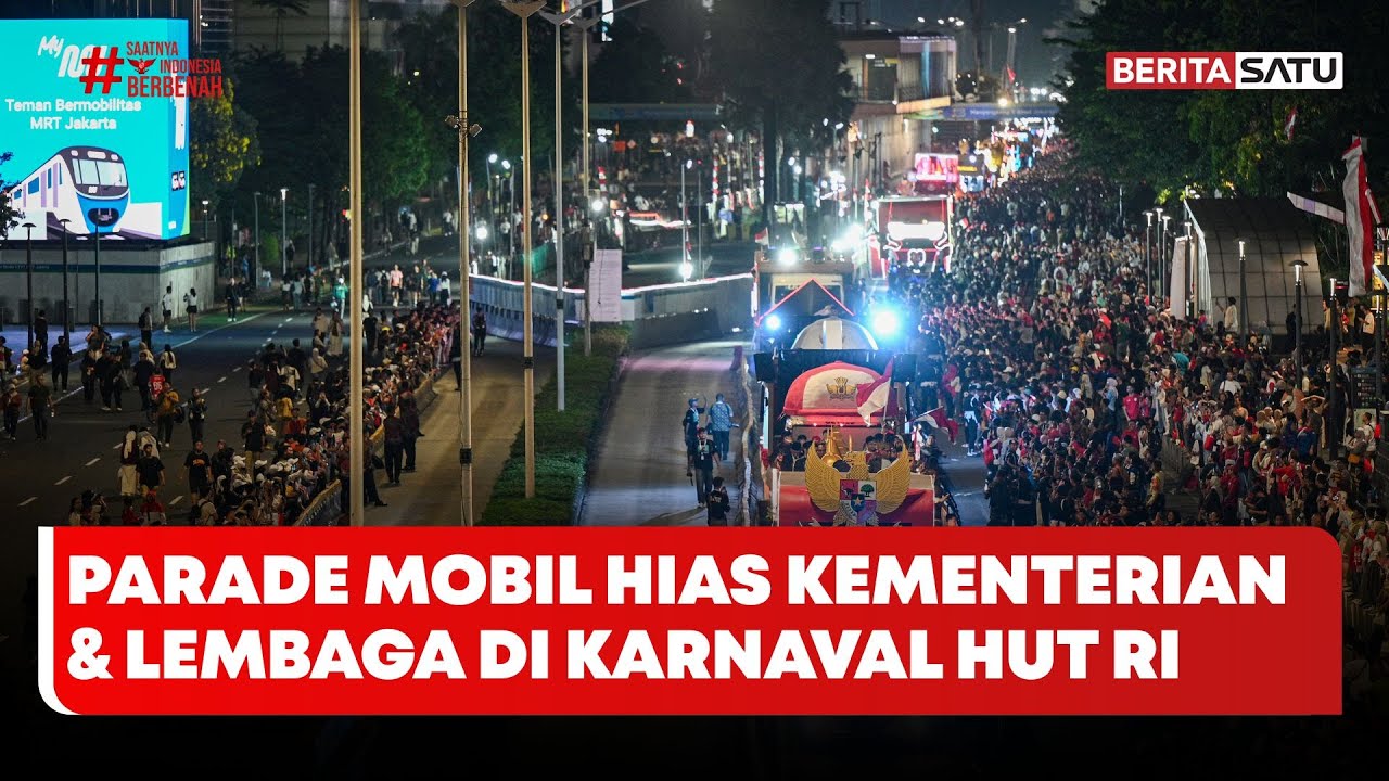 [FULL] Parade Mobil Hias Kementerian & Lembaga di Karnaval HUT RI #Beritasatu