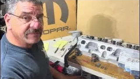 Valve spring height set up shown