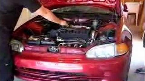 1993 Honda Civic EX Open Header D16