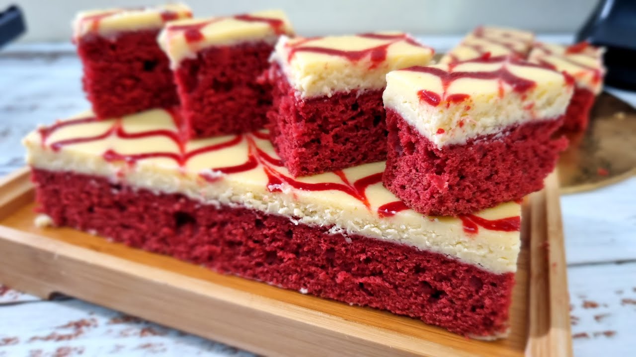 Red Velvet Brownies | Mewah, Sedap, Cantik | Confirm Nak Lagi