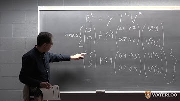 CS885 Lecture 2b: Value Iteration