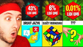 Jaké NEJTĚŽŠÍ dovednosti umíte? 💪