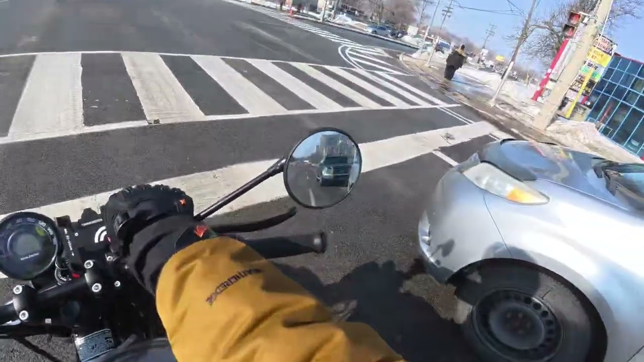 Toronto City ride on a 2024 Royal Enfield Hunter 350 