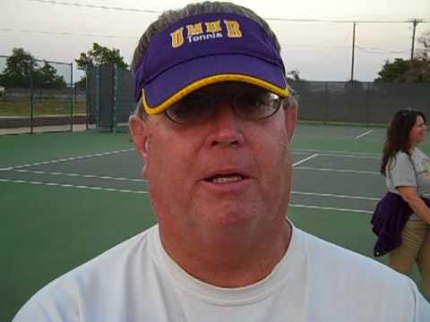 UMHB's James Cohagan on winning West tennis title.MP4