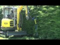 Slanetrac hc150 180 mini digger hedgetrimmerhedgecutter