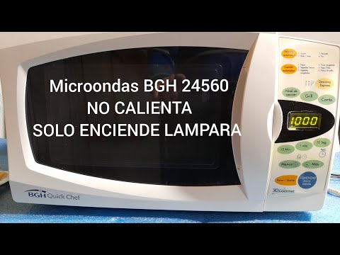 Como funciona microondas BGH modelo B330DSS - YouTube