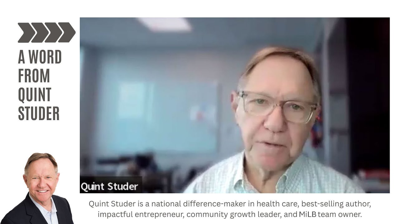 Introduction by Quint Studer – Early Learning: Building Brains ...