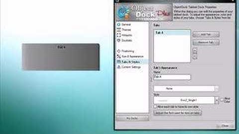 Creating an ObjectDock Drawer