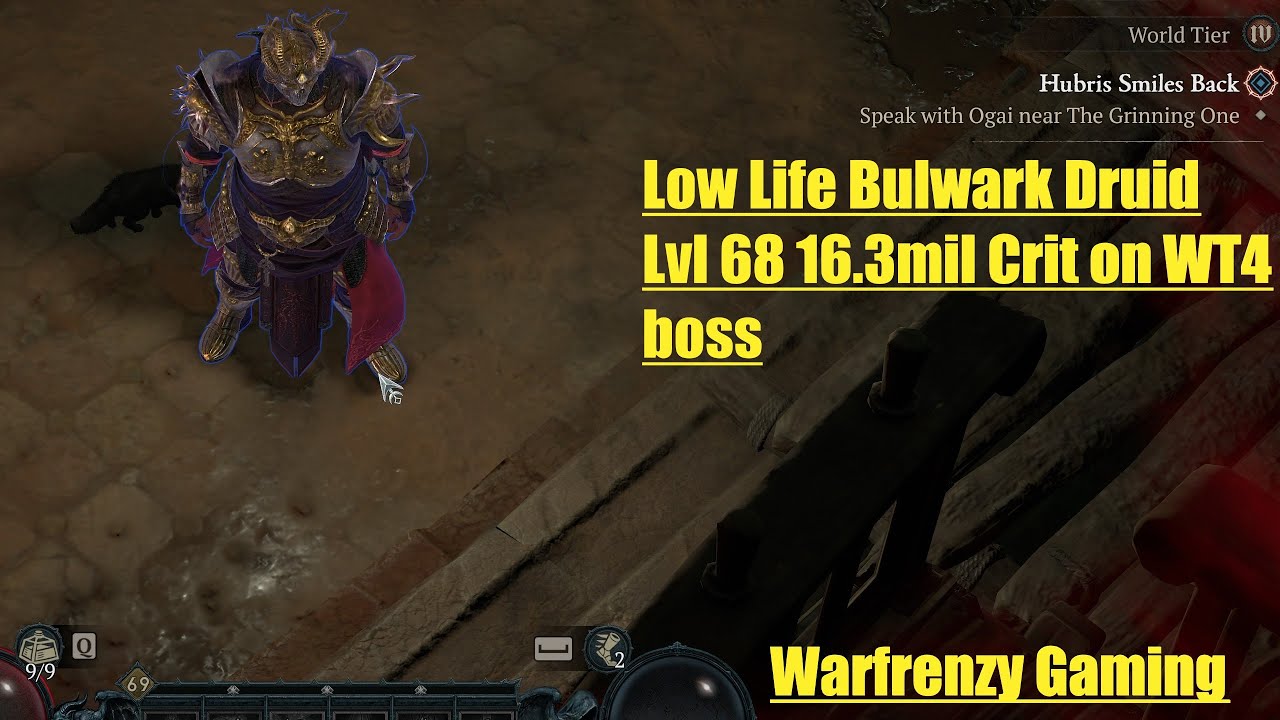 Druid Bulwark WT4 Boss Hit for 16mil crit