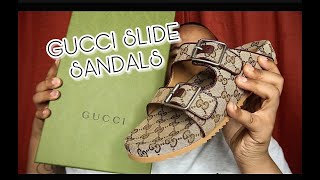 #GUCCI SLIDE SANDAL : UNBOXING AND REVIEW 💯🔥