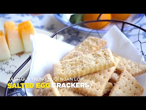 Video Salted Egg Yolk Crackers - Bánh Quy Trứng Muối Ngàn... - youtube