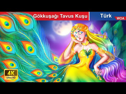 Gökkuşağı Tavus Kuşu ve Gölge Tavus Kuşu | The Peacock Princess's Rainbow Tail @WOAFairyTalesTurkish