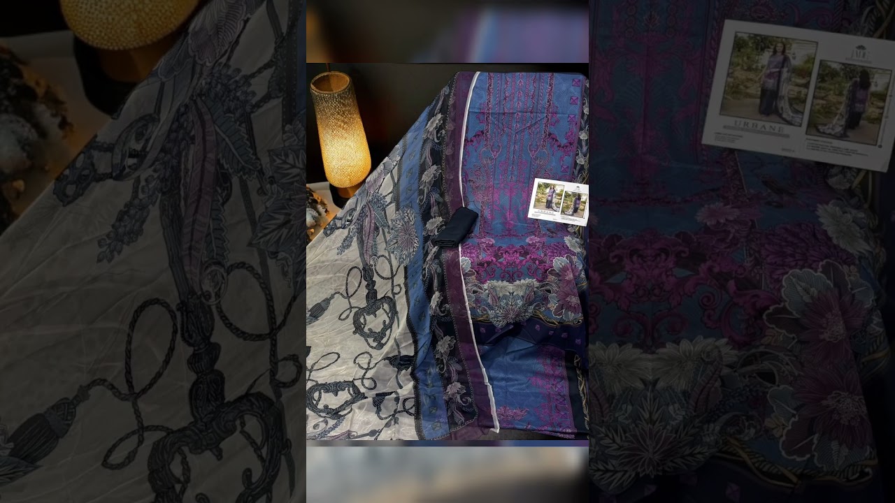 JADE URBANE VOL-2 DIGITAL PRINTED LAWN WITH CHIFFON DUPATTA||🏷️1800/-📲6394960240