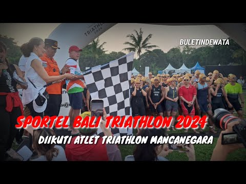 SPORTEL BALI TRIATHLON 2024 DIIKUTI ATLET TRIATHLON MANCANEGARA