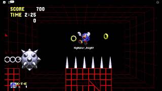 Classic Sonic Simulator V11 - Digital Dimension Zone *No Gliding Challange.* (By: HighWar_Knight.)