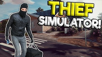 BECOMING A MASTER THIEF & POLICE CHASE! - Thief Simulator Gameplay - Thief Sim Part 1