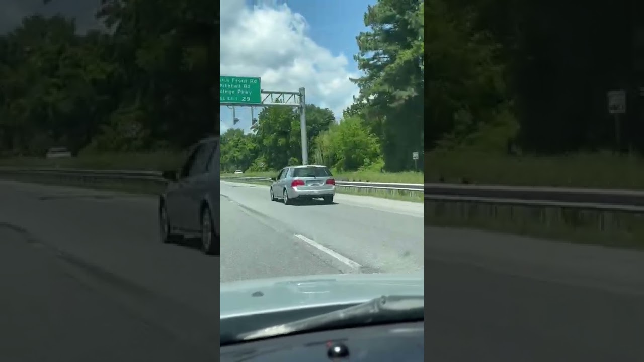 Saab 93 spots saab 95 aero on highway